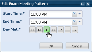 Exams_AddExamMeetingPattern